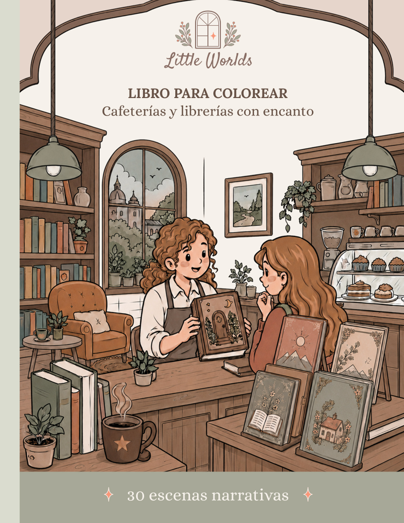 Portada del libro Cafeterías y librerías con encanto